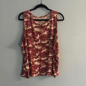 Old Navy Camo Print Sleeveless Top